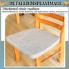 HKJGNH U-Lockable Washable Non-Slip Chair Cushion (#4, 42 x 36 x 38 x 4 cm) view 2