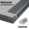 Gray Aluminum Stair Edge Profile, 100/150 cm, Anti-Slip L-Shape, Silver view 2