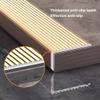 Gray Aluminum Stair Edge Profile, 100/150 cm, Anti-Slip L-Shape, Silver view 3