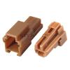 XIOKLM 1-Pin 6098-0232/6098-0234 Automotive Waterproof Wire Connectors, Female and Male, 10 Sets view 1