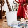 STOBAZA Portable White PP Art Supply Bag view 4