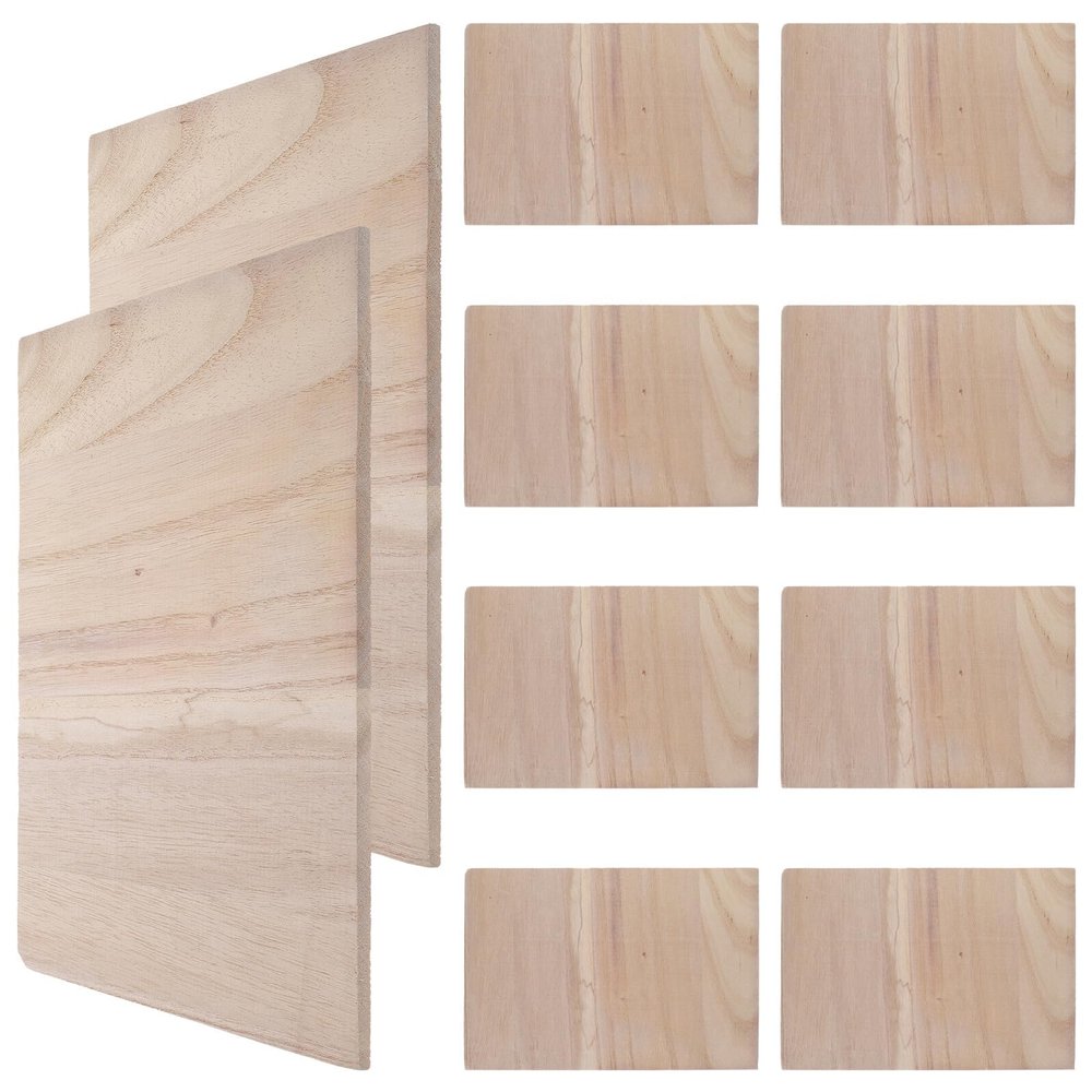 10-Piece Karate Training Board Set, Paulownia Wood, for Boys and Girls