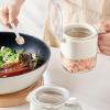 Spice Container Box with 3 Compartments, Lid and Spoon, Airtight Storage Organizer view 2