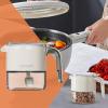 Spice Container Box with 3 Compartments, Lid and Spoon, Airtight Storage Organizer view 3