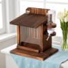 Wall-Mounted Wooden Squirrel Feeder view 3