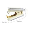 Gold ABS Metal Staple Remover, Compact view 2