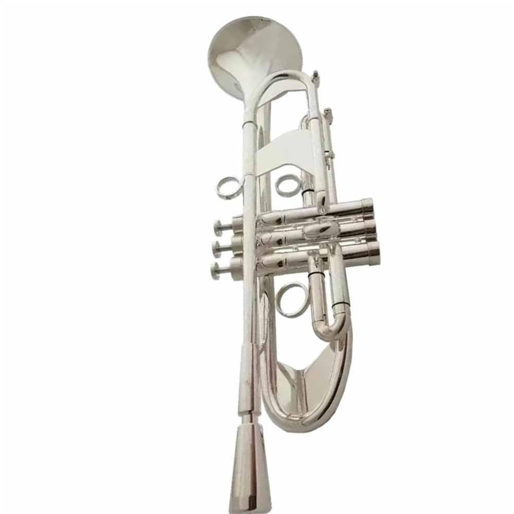 Professional Silver-Plated B-Flat Trumpet for Beginners