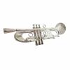 Professional Silver-Plated B-Flat Trumpet for Beginners view 2