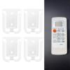 PUSOKEI 4-Pack Remote Control Wall Holders, Self-Adhesive Organizer for MH07A, MH14A, MH12A and MP07A AC Remotes view 1