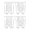 PUSOKEI 4-Pack Remote Control Wall Holders, Self-Adhesive Organizer for MH07A, MH14A, MH12A and MP07A AC Remotes view 2