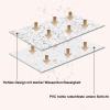 Pevfeciy Non-Slip Shower Mat 70 x 120 cm, PVC Loofah Bath Mat view 2