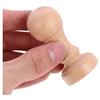 2-Piece Wooden Scrapbook Seal Blanks for DIY Carving view 4