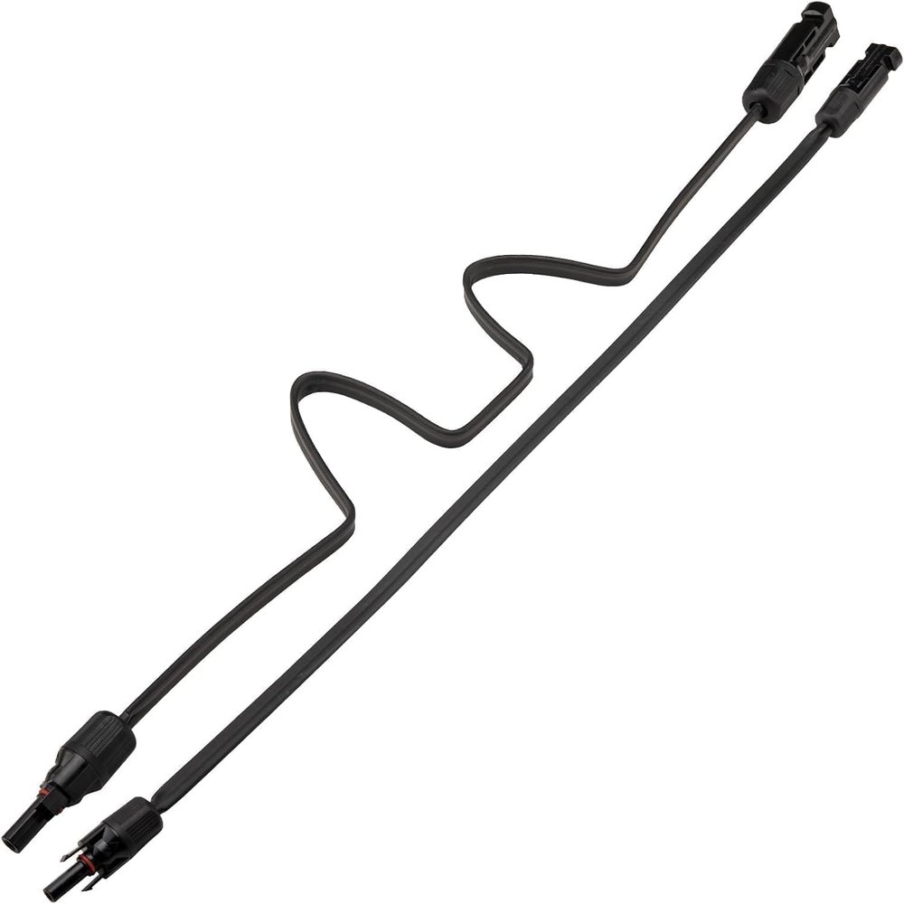 Leehitech 4 mm Solar Cable for Window Pass-Through, 1 m, 2-Pack