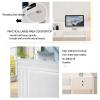 Two-Tier Retail Reception Desk with Lockable Drawer, 60 cm L view 4