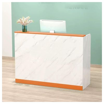 Modern Reception Counter with Lockable Drawers for Small Retail Spaces