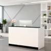 Modern Reception Counter with Lockable Drawers for Small Retail Spaces view 3