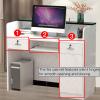 Modern Reception Counter with Lockable Drawers for Small Retail Spaces view 4
