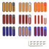 ziyany Electric Scooter Front and Rear Wheel Decorative Covers, 4 Pieces, Reflective Shells Compatible with M365 Pro/Pro2 (10) view 2