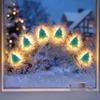 Spetebo LED Christmas Tree Window Sticker Light Chain, 100 cm, Timer, 6 LEDs view 1