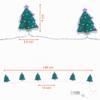 Spetebo LED Christmas Tree Window Sticker Light Chain, 100 cm, Timer, 6 LEDs view 2