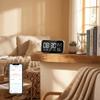 Greensen Wi-Fi Smart Clock with LED Display, Indoor Thermo-Hygrometer and Alarm view 2