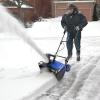 2400W Electric Snow Blower, 220V, 56cm Clearing Width, 7m Throwing Distance, 180° Adjustable Chute, 2 LED Lights view 2