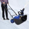 2400W Electric Snow Blower, 220V, 56cm Clearing Width, 7m Throwing Distance, 180° Adjustable Chute, 2 LED Lights view 3