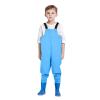 Generic Waterproof Kids' Bootfoot Waders, Non-Slip Adjustable Rubber Boots, Boys & Girls (#01-02, 3-4 Years) view 4