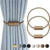 2-Piece Strong Magnetic Curtain Tiebacks, Decorative Modern Rope view 2