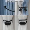 2-Piece Strong Magnetic Curtain Tiebacks, Decorative Modern Rope view 4