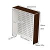 WXXZCE PVC Radiator Cover, Decorative Heating Cover, Waterproof, 80 x 90 x 25 cm view 2