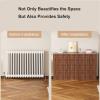WXXZCE PVC Radiator Cover, Decorative Heating Cover, Waterproof, 80 x 90 x 25 cm view 3