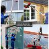 Glass Cleaning Brush and 4.8 m Telescopic Pole Set for Windows and Solar Panels view 3