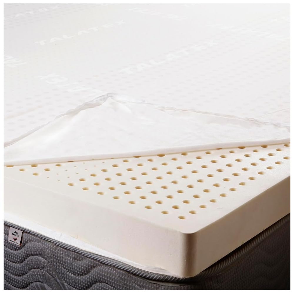 Natural Latex Mattress, 100% Natural Latex, Honeycomb Ventilation, Organic Double Mattress, 10 cm / 3 in, 120 x 220 cm (47 x 87 in)