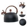 Large-Capacity Black Hammered-Texture Whistling Stovetop Kettle view 3