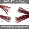 Overdrive-Racing 0805 Blue Flashing SMD LEDs, 2.8–3.4 V, 30 cm Wire, 30-Pack view 2