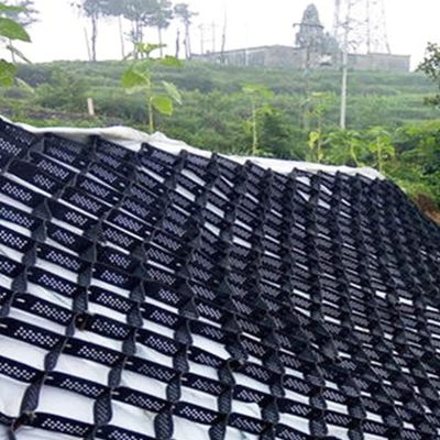 Heavy-Duty Gravel Stabilization Grid, Geocell Ground Reinforcement, 6 m x 7 m