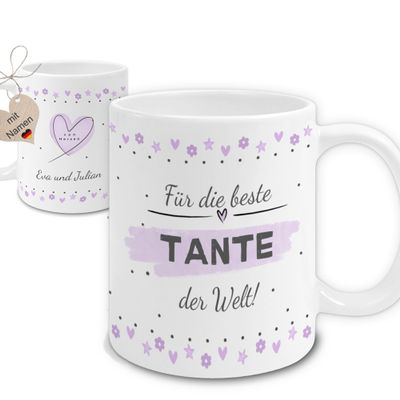Mouse Design Mug for the Best Aunt in the World