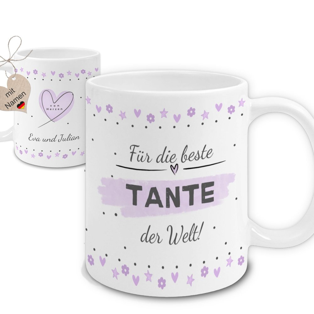 Mouse Design Mug for the Best Aunt in the World
