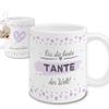Mouse Design Mug for the Best Aunt in the World view 1