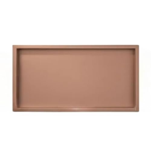 Generic Recessed Shower Niche Organizer, Stainless Steel, Rose Gold, 28.3 x 12.5 x 4.9 in