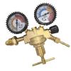 Permanent Bronze Mixed-Gas Pressure Regulator for Welding Labs, 4 Connections view 1