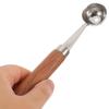 Anneome 4-Piece Watermelon Ball Cutter Set with Serrated Fruit Carver, Stainless Steel and Wooden Handle view 4