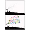 Fingerprint Tree Guest Book Canvas for Weddings and Parties, Kids view 3