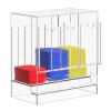 Generic 3-Compartment Transparent Card Dispenser Display view 1