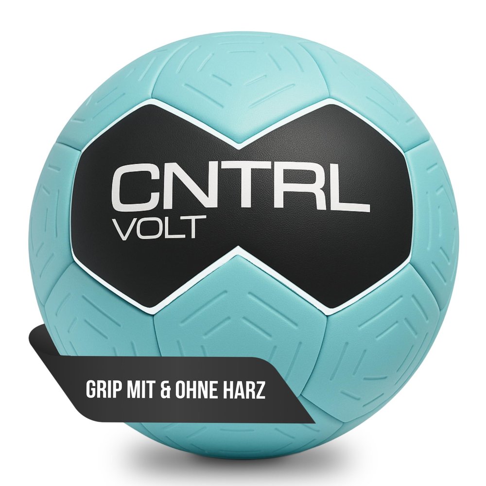 CHAIZ CNTRL Volt Handball, Blue, Size 3 — Resin-Free & Resin-Compatible