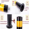 Removable Security Bollards with Locks for Parking and Sidewalk Traffic Control view 2