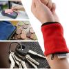 Running Wrist Zipper Pocket Breathable Sweatband Wallet view 4