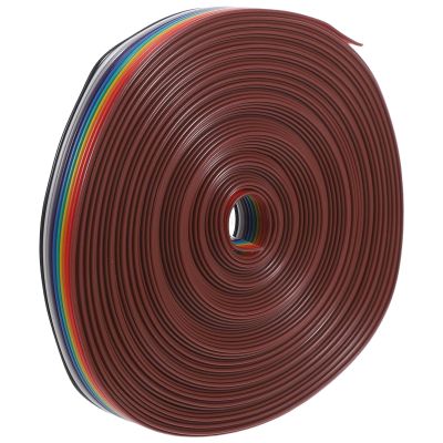 OUNONA 1-Roll 10-Pin IDC Ribbon Cable, 28 AWG, 2.54 mm Pitch