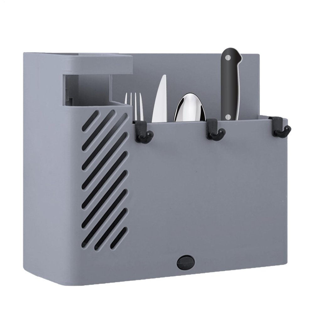 Generic Wall-Mounted Kitchen Utensil and Chopstick Organizer